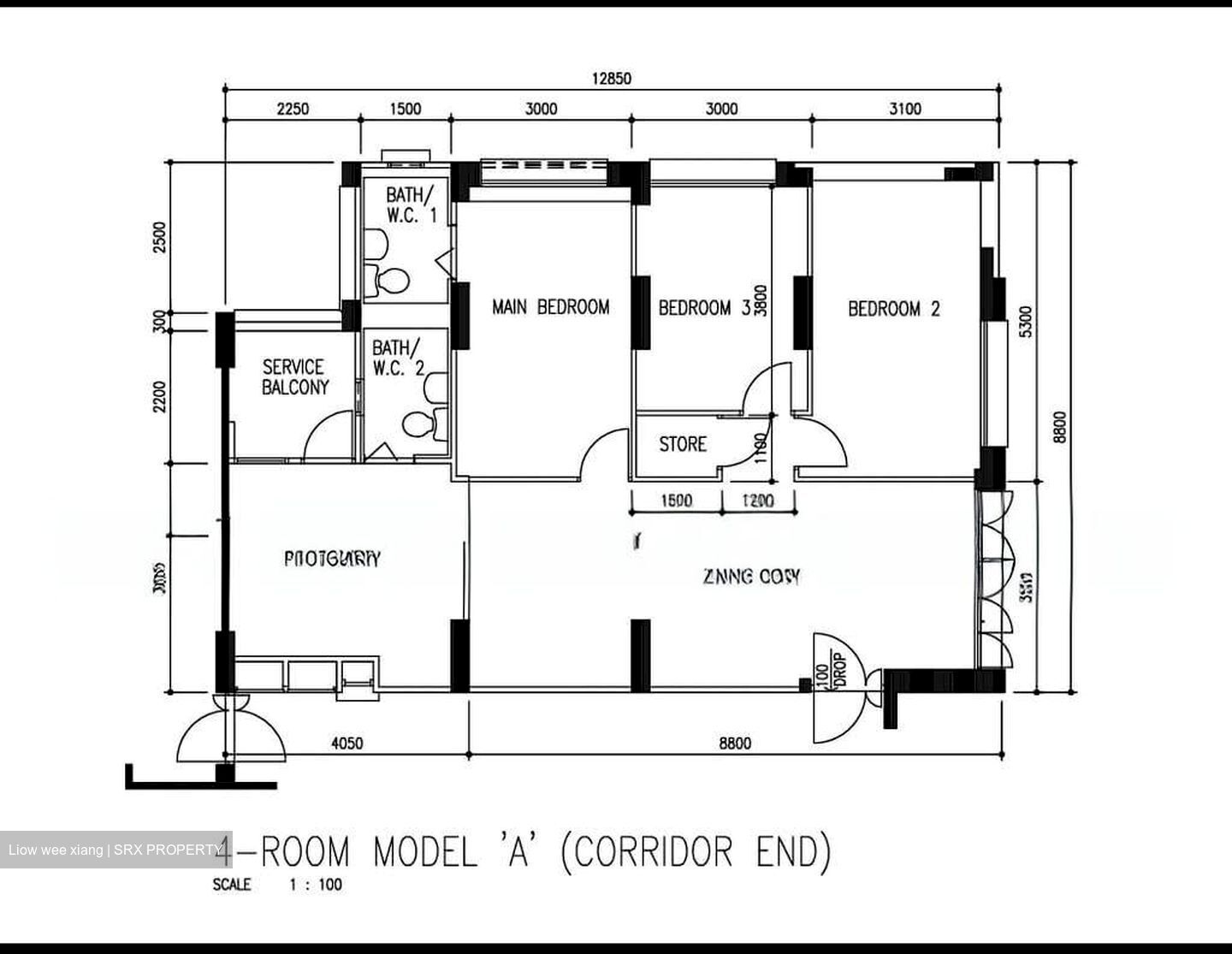 Blk 172 Hougang Avenue 1 (Hougang), HDB 4 Rooms #555956591